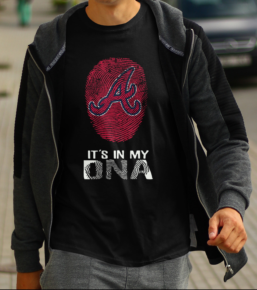 Atlanta Braves It's In My DNA Fingerprint T-Shirt
