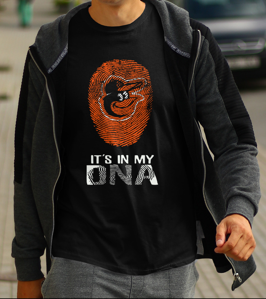 Orioles It's In My DNA Fingerprint T-Shirt
