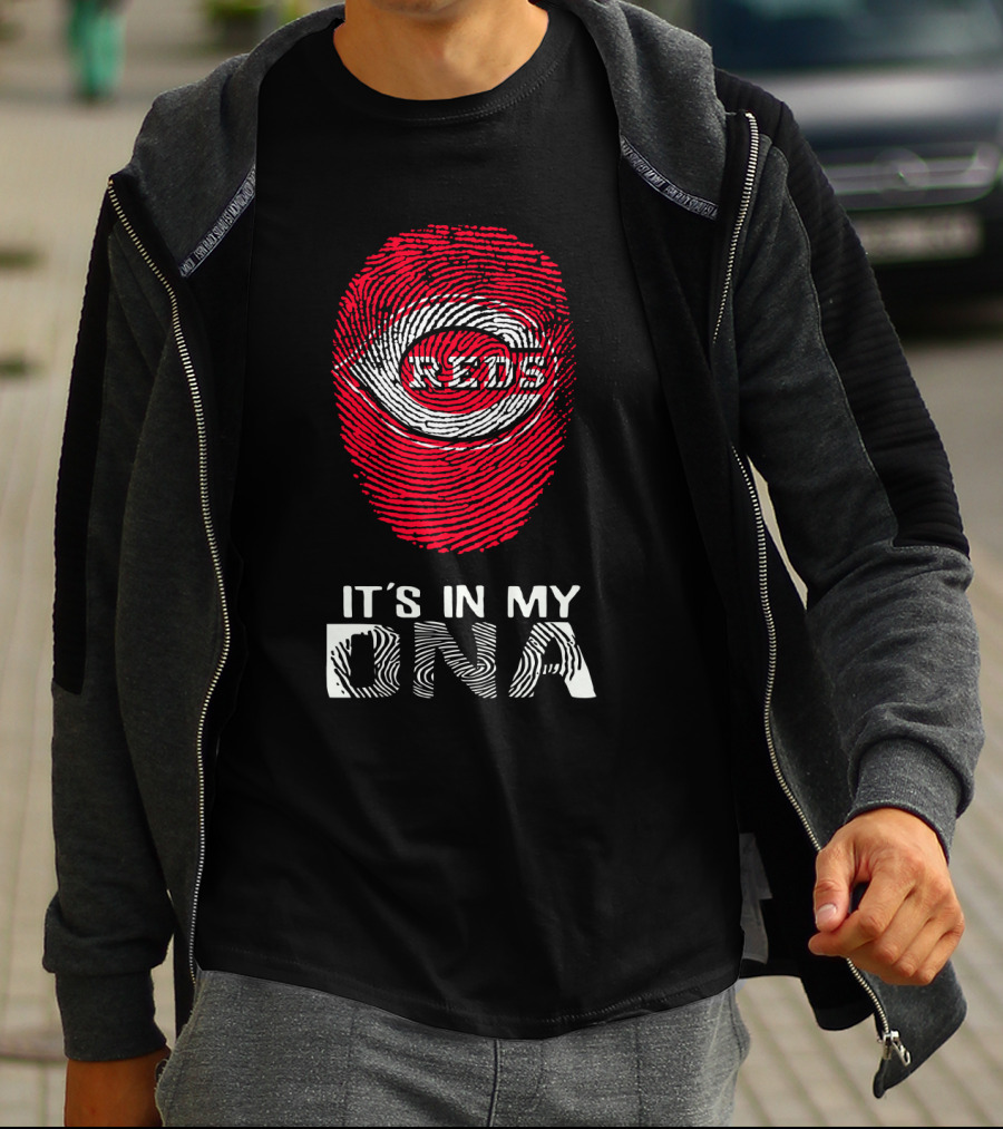 Reds Fingerprint It's In My DNA T-Shirt