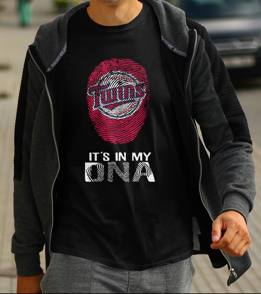 Twins It's In My DNA Fingerprint T-Shirt