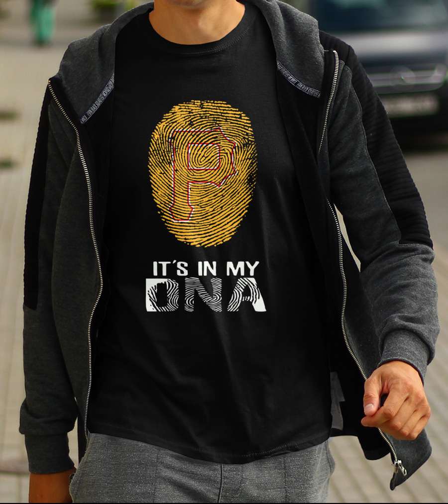 Pirates P It's In My DNA Fingerprint T-Shirt