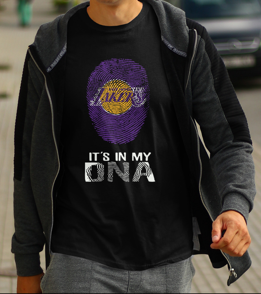 Lakers Fingerprint It's In My DNA T-Shirt