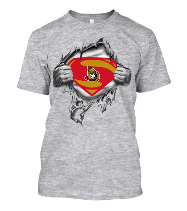 Ottawa Senators Superman Logo Breakthrough T-Shirt