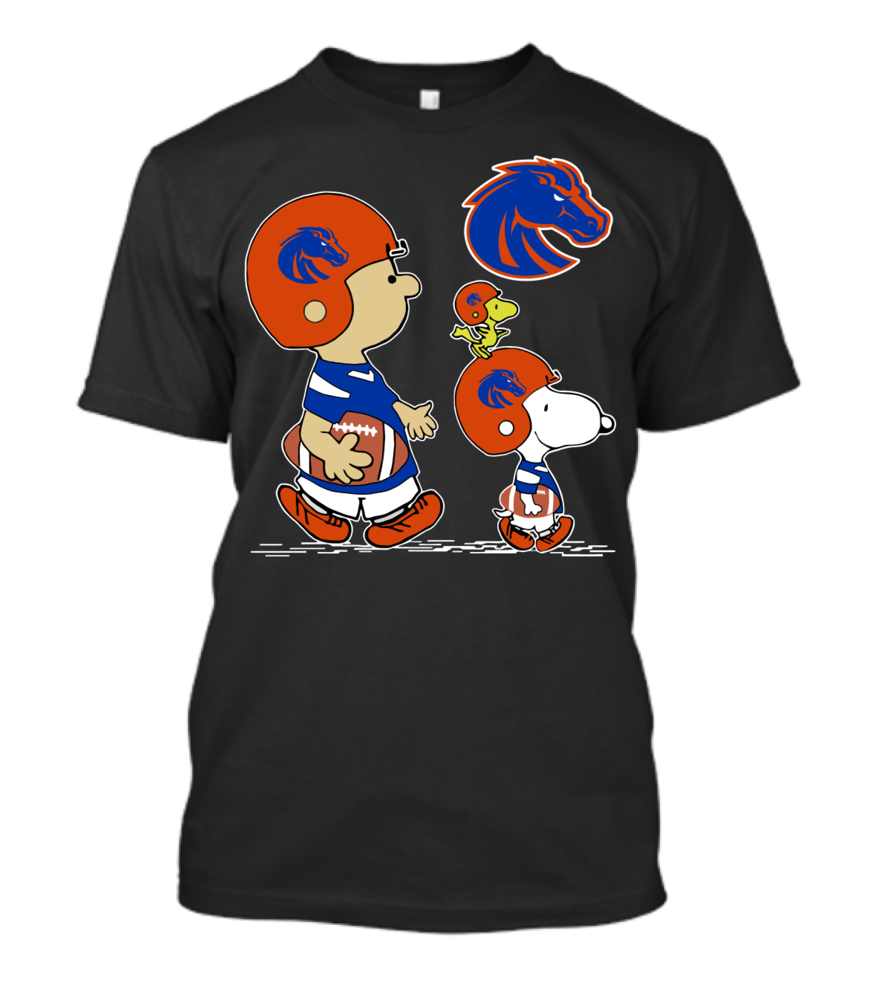 Boise State Broncos Snoopy And Friends Football Team Spirit T-Shirt
