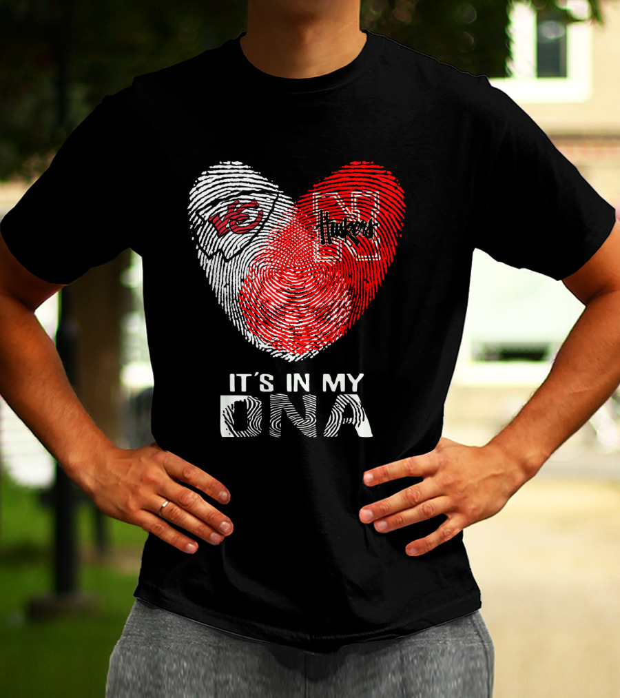 Chiefs Nebraska Huskers It's In My DNA T-Shirt