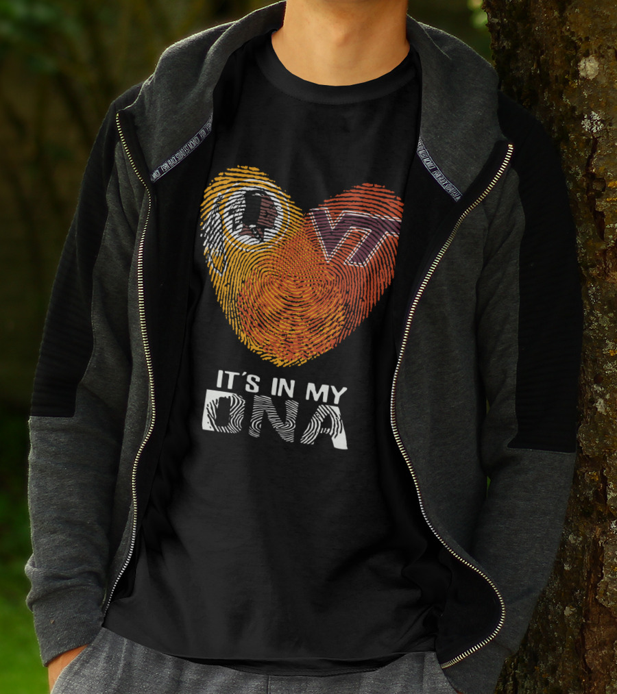 Redskins Vt It's In My Dna T-Shirt