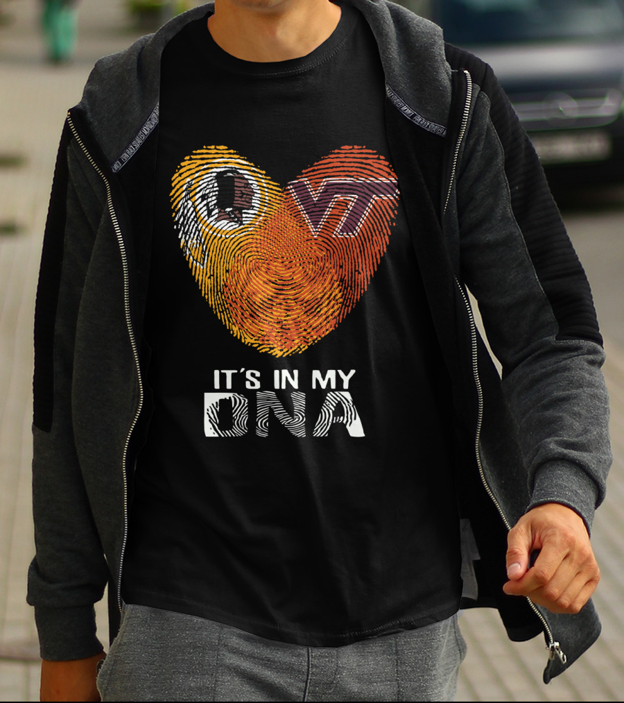Redskins Vt It's In My Dna T-Shirt