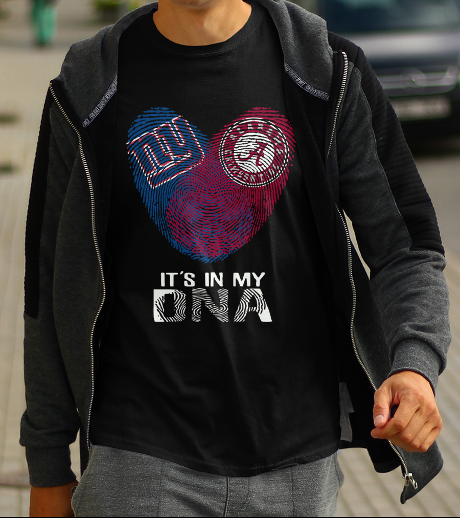 Giants Alabama Crimson Tide It's In My DNA T-Shirt