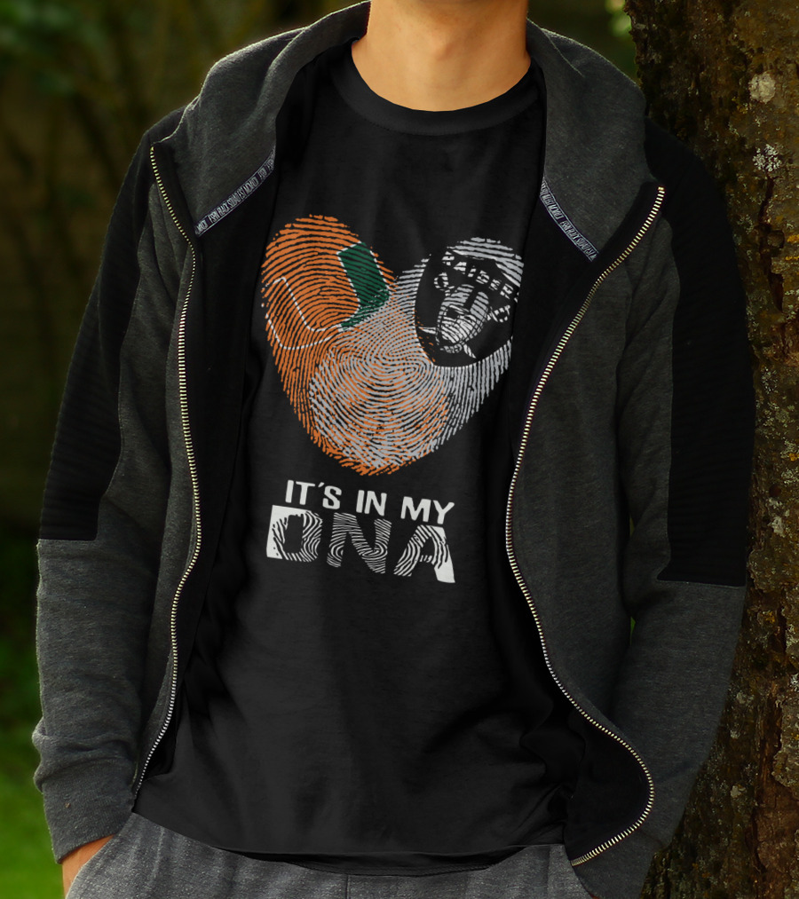 Raiders Miami Hurricanes It's In My DNA T-Shirt