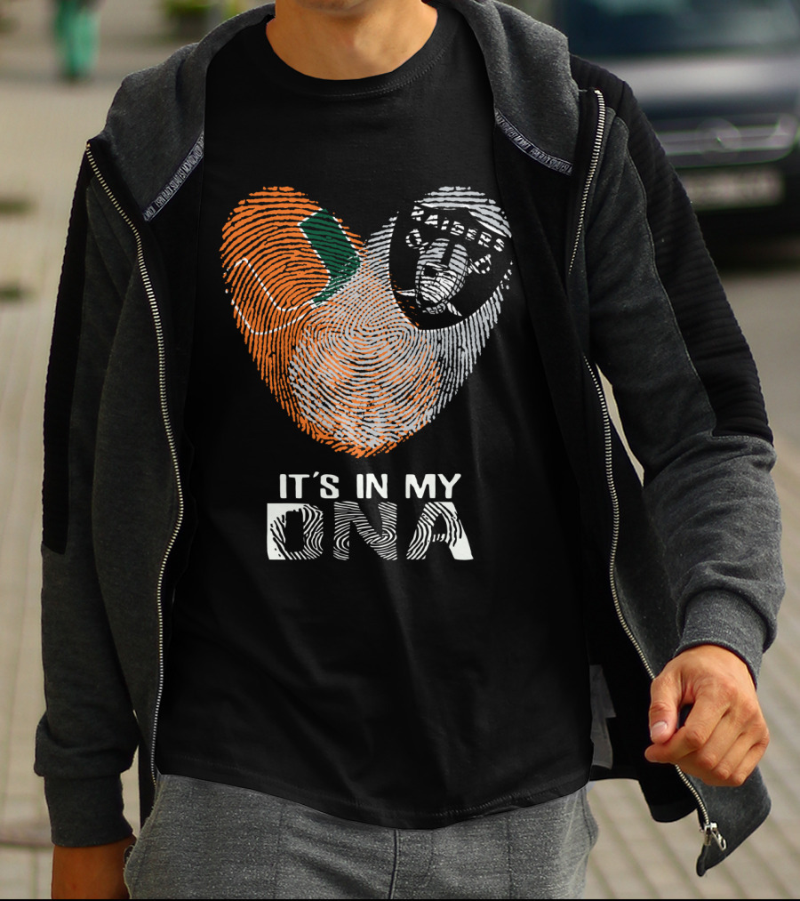 Raiders Miami Hurricanes It's In My DNA T-Shirt