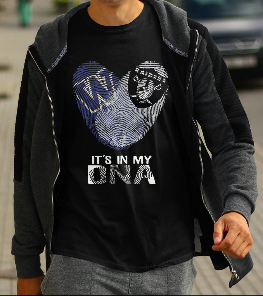 Raiders Huskies W It's In My DNA T-Shirt