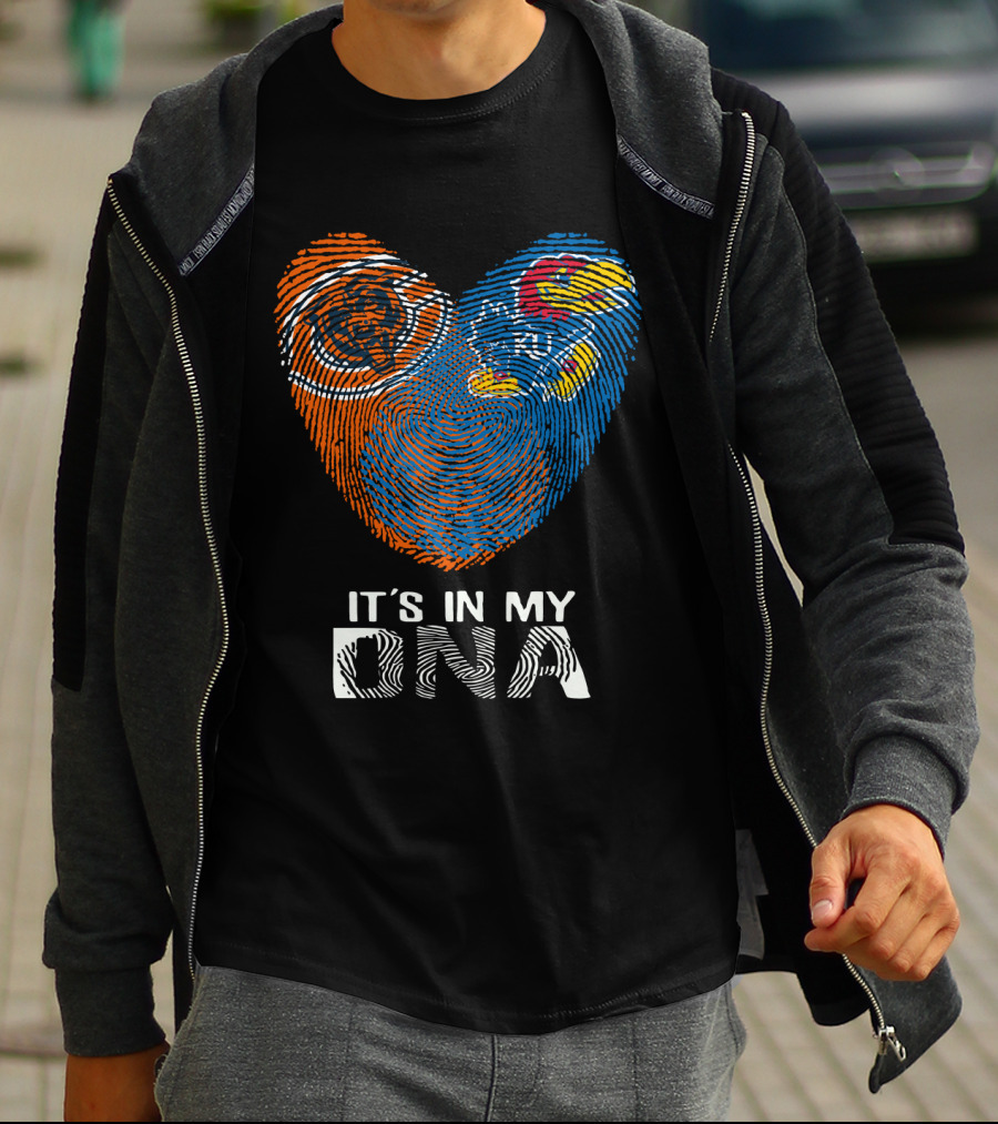 Bears KU Jayhawks It's In My DNA T-Shirt