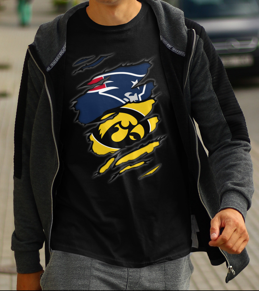Iowa Patriots Hawkeyes Fusion T-Shirt