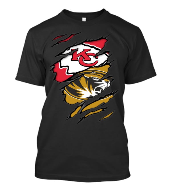 Chiefs KC Missouri Tigers Tiger Claw T-Shirt