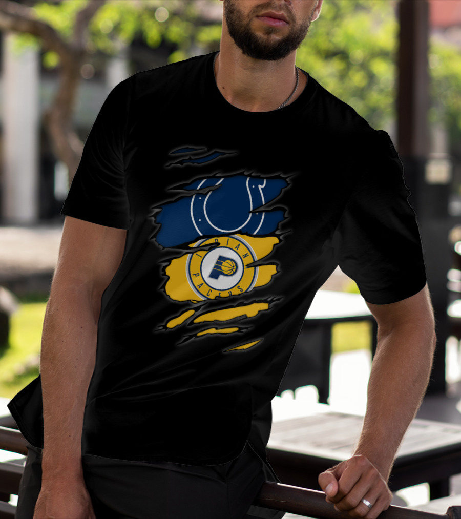 Indianapolis Colts Indiana Pacers Rip T-Shirt