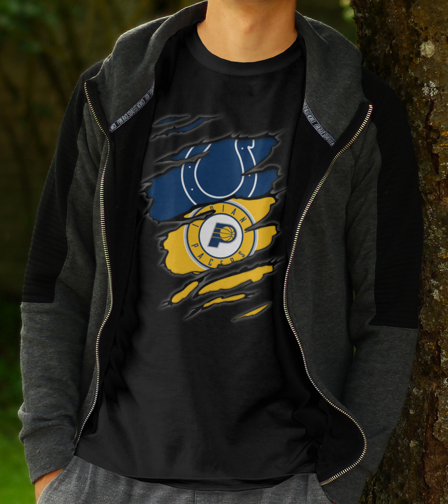 Indianapolis Colts Indiana Pacers Rip T-Shirt
