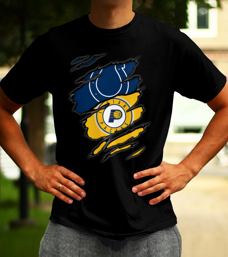 Indianapolis Colts Indiana Pacers Rip T-Shirt