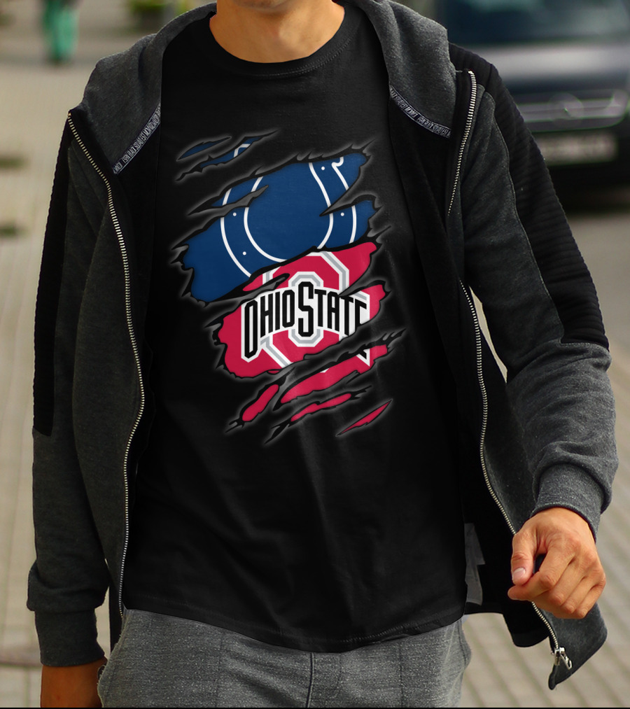 Colts Ohio State Ripped Layered T-Shirt
