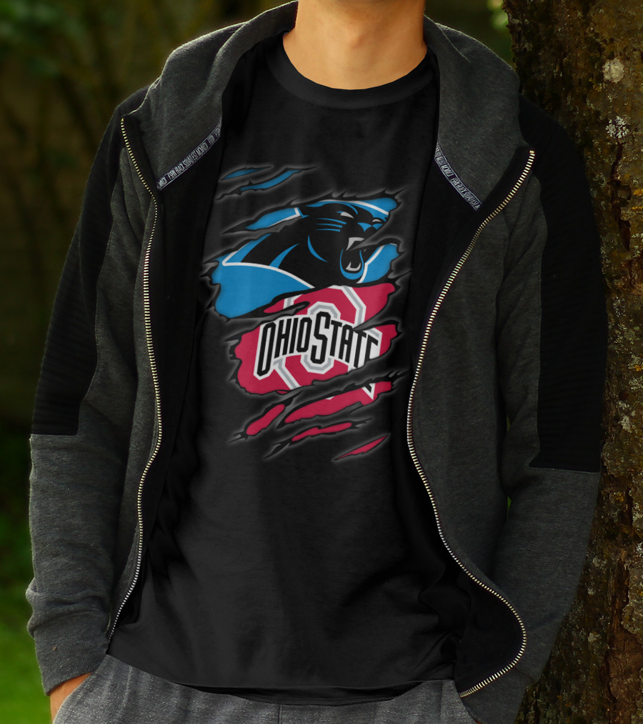 Panthers Ohio State Buckeye Fan Crossover T-Shirt