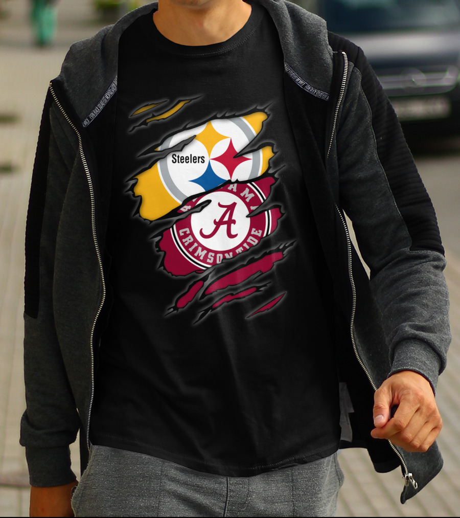 Steelers Crimson Tide Alabama T-Shirt
