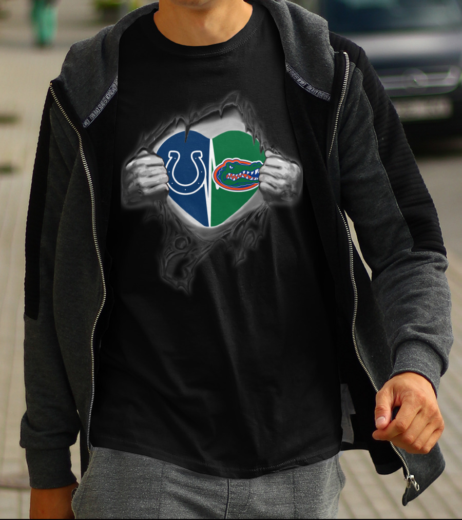 Colts Gators Heart T-Shirt