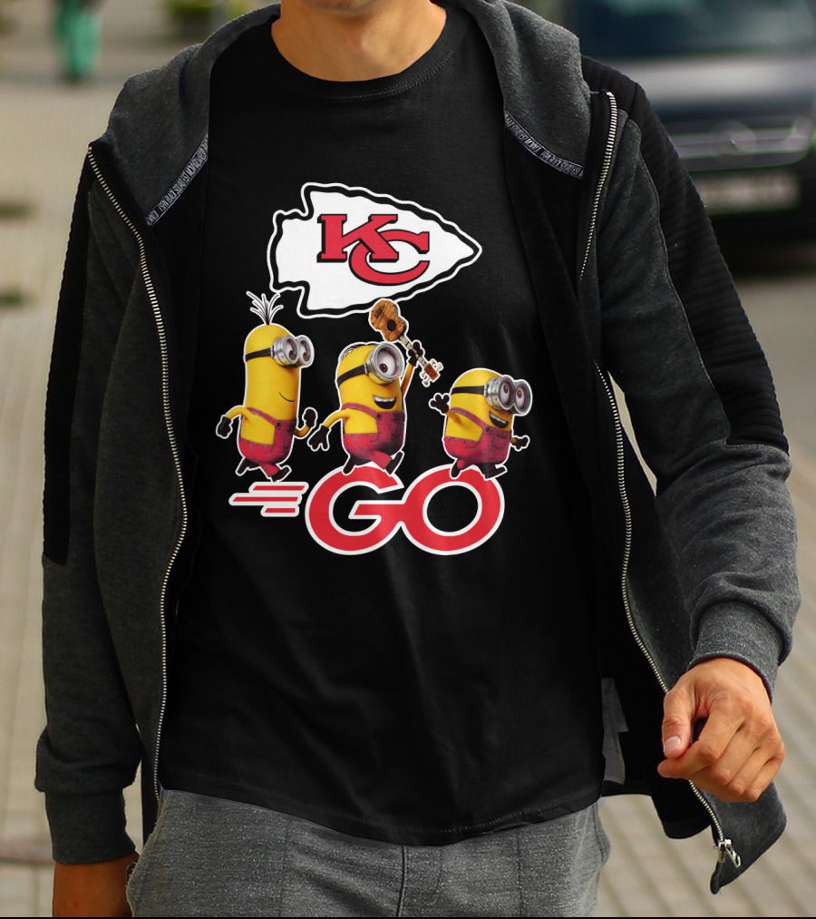 Kansas City Chiefs Minions Go T-Shirt