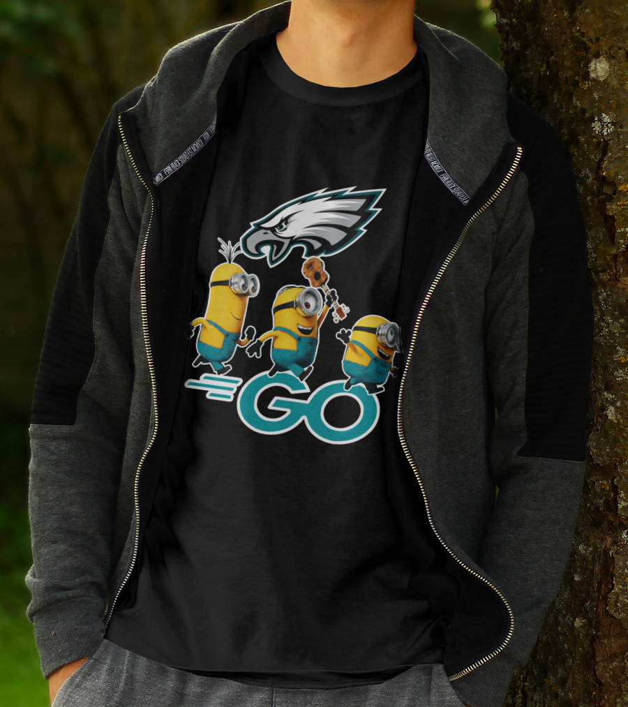 Minions Go Philadelphia Eagles T-Shirt