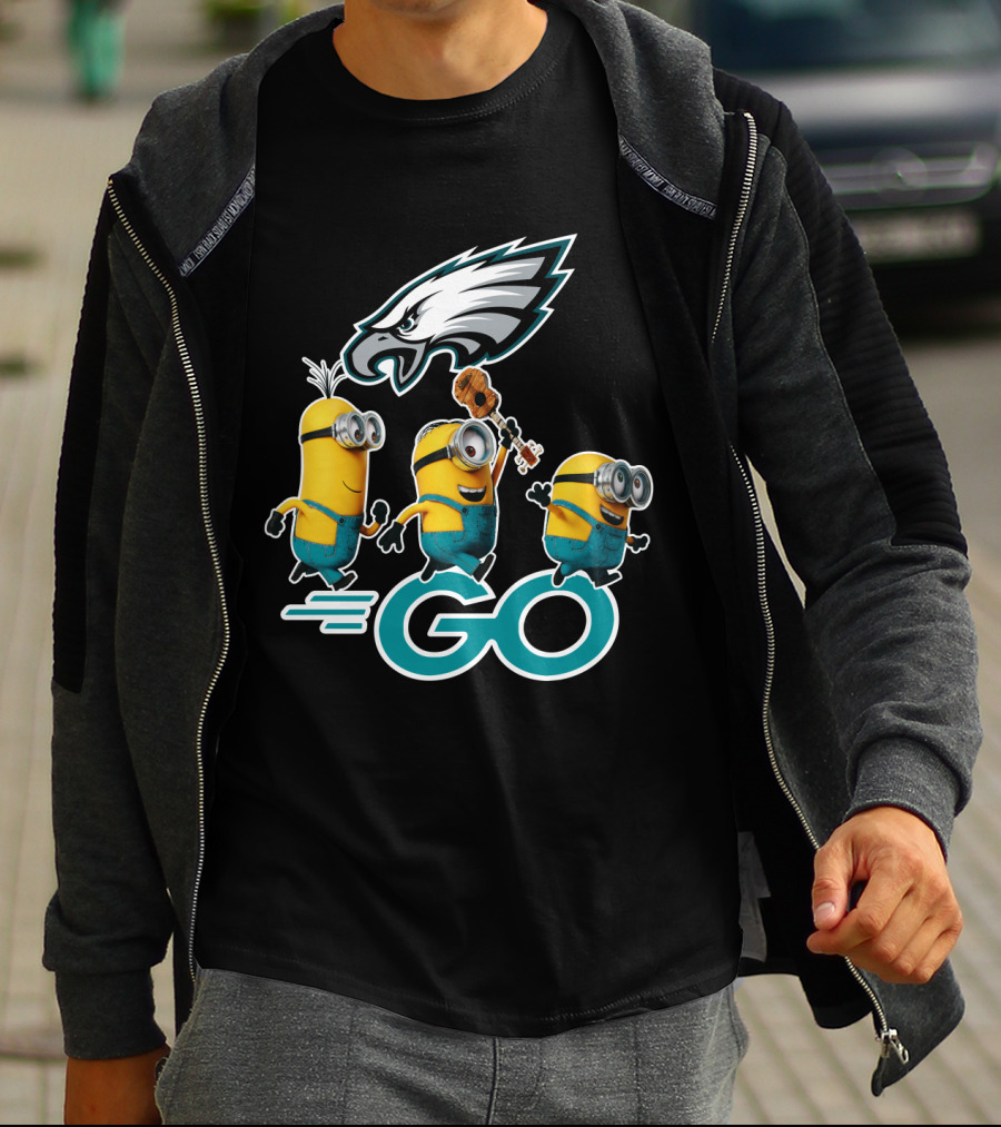 Minions Go Philadelphia Eagles T-Shirt