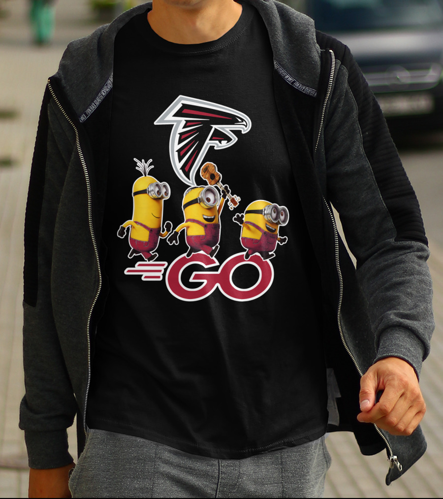 Falcons Logo Minions Go T-Shirt