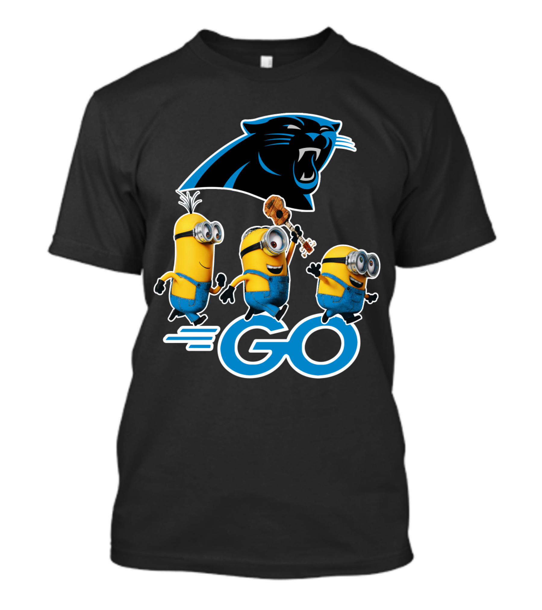 Panthers Go Minions NFL Fan Team Spirit T-Shirt
