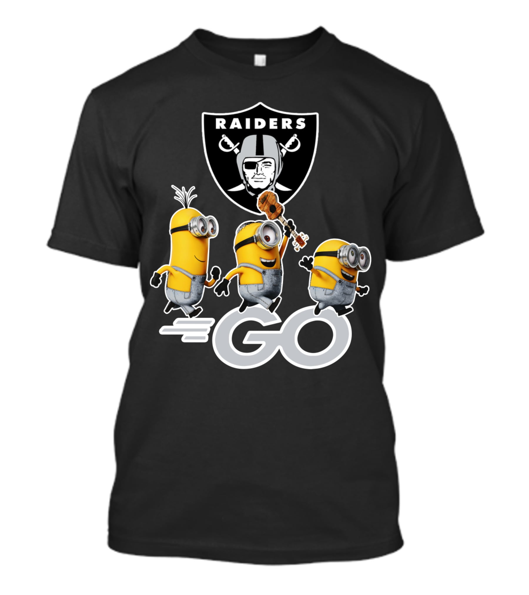 Raiders Minions Go Football Team T-Shirt