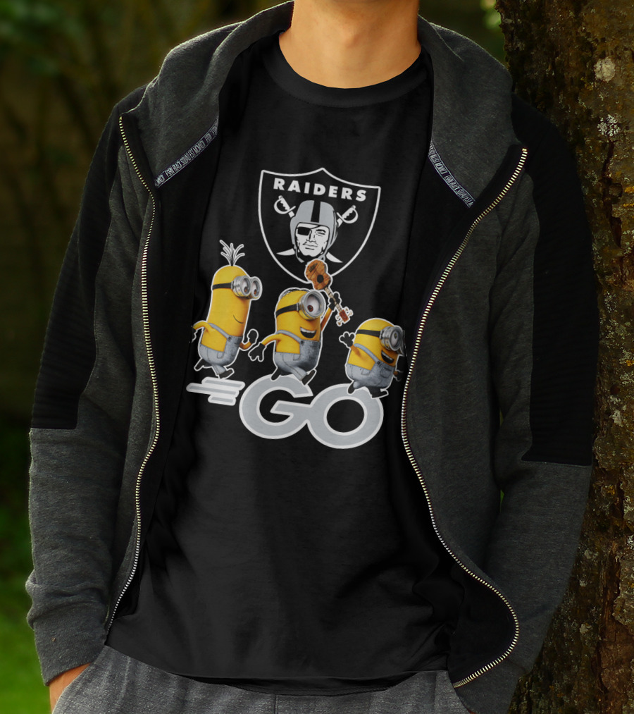 Raiders Minions Go Football Team T-Shirt