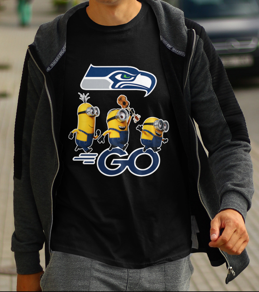 Seahawks Go Minions Bash T-Shirt