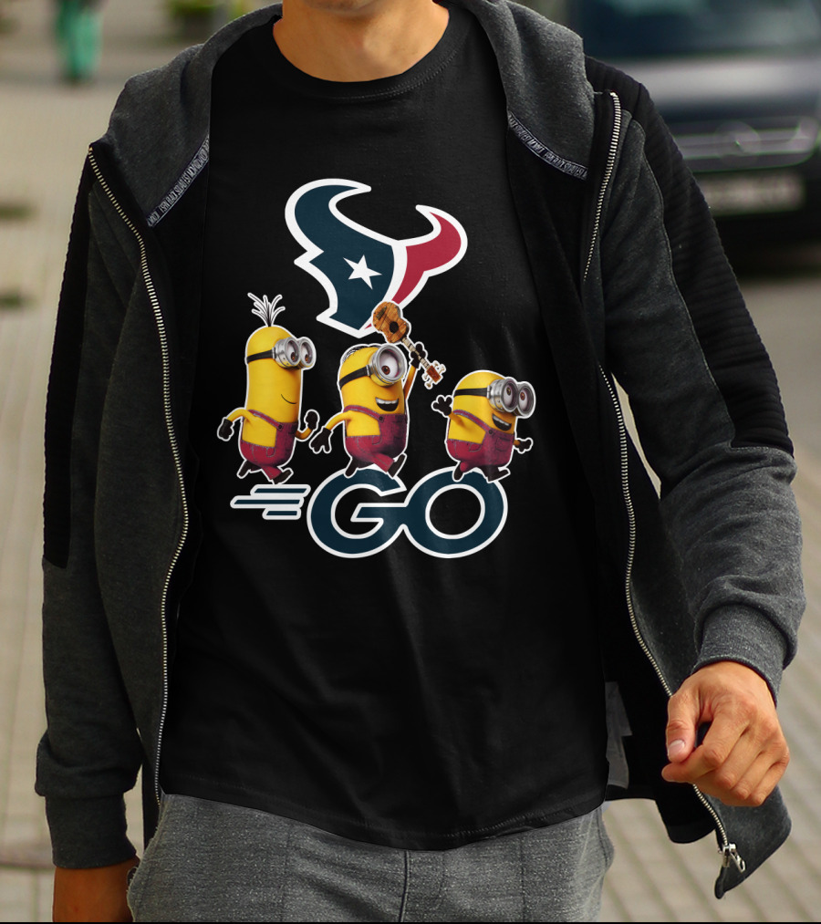 Houston Texans Minions Go T-Shirt