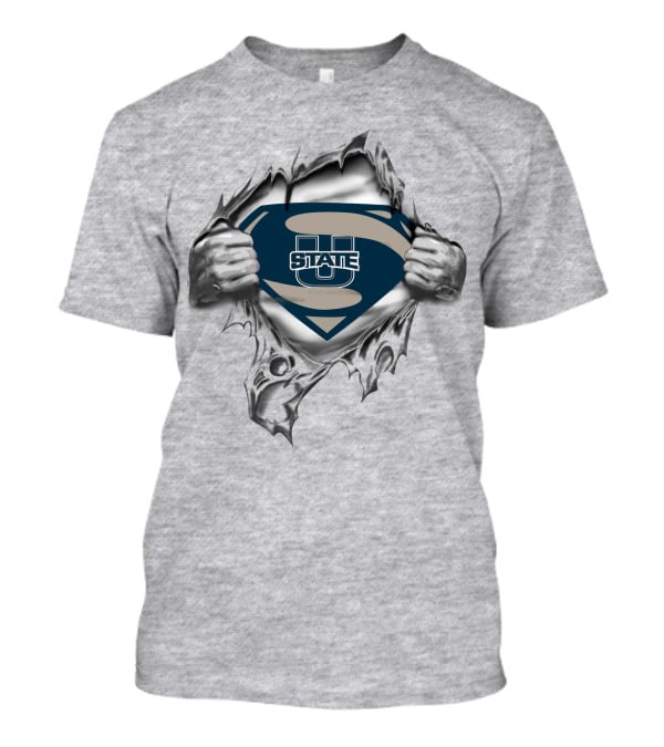 Utah State U Superman T-Shirt