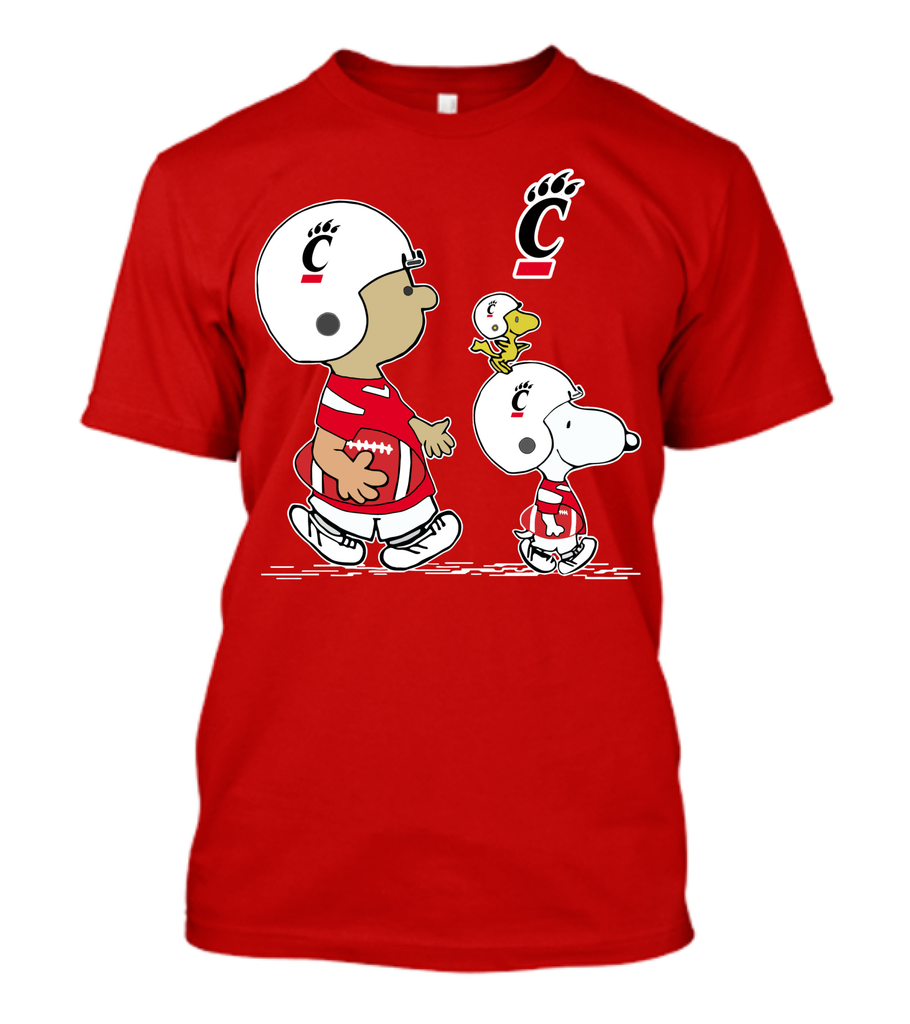 Cincinnati Bearcats Football Snoopy And Woodstock Game Day T-Shirt