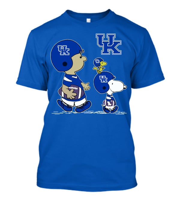 Kentucky Wildcats Snoopy Woodstock Uk Football Peanuts Characters T-Shirt