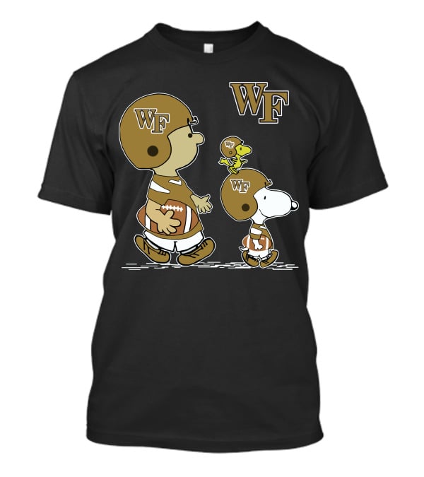 Wake Forest Demon Deacons Snoopy Woodstock T-Shirt