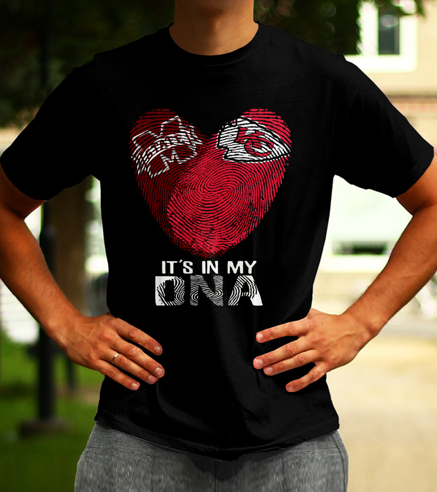 Mississippi State Bulldogs Kansas City Chiefs It's In My DNA T-Shirt
