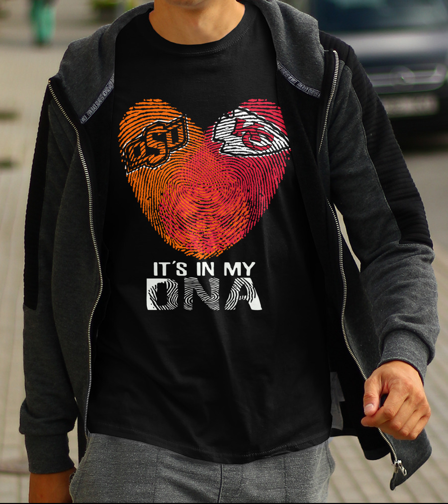 Oklahoma State OSU And Chiefs KC It's In My DNA T-Shirt