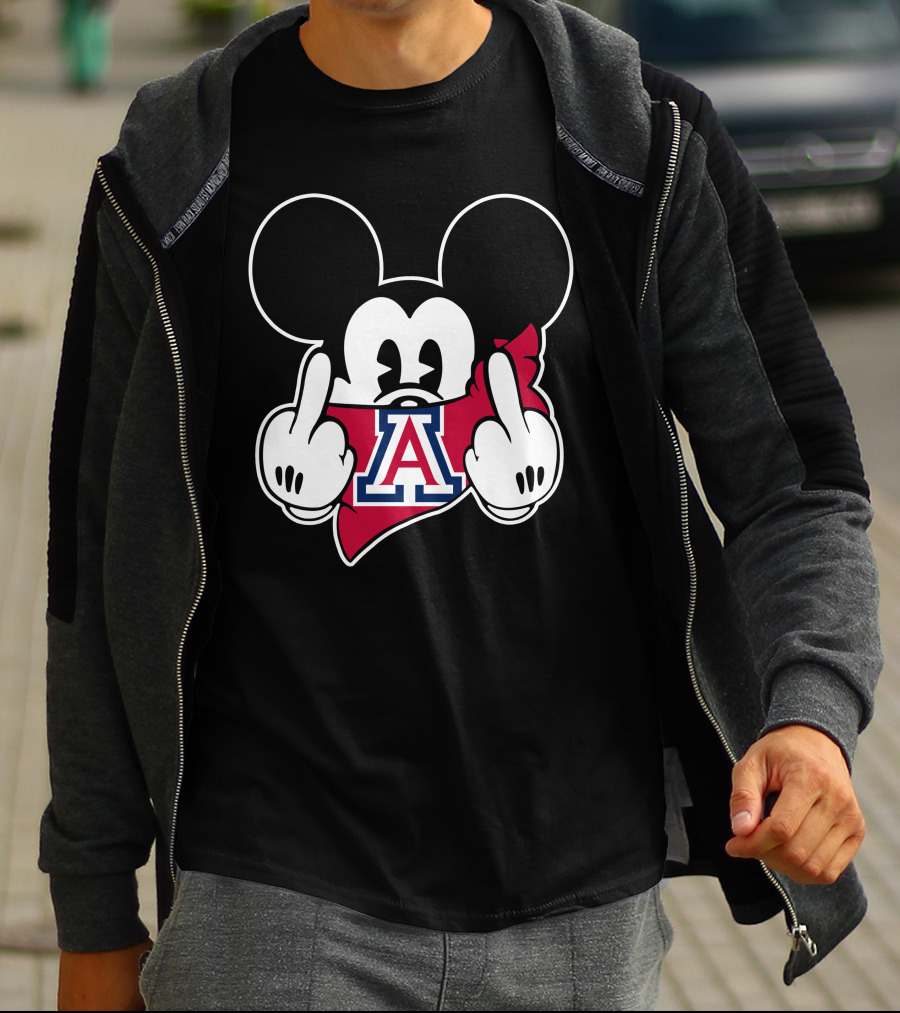 Arizona Wildcats Mickey Bandana T-Shirt
