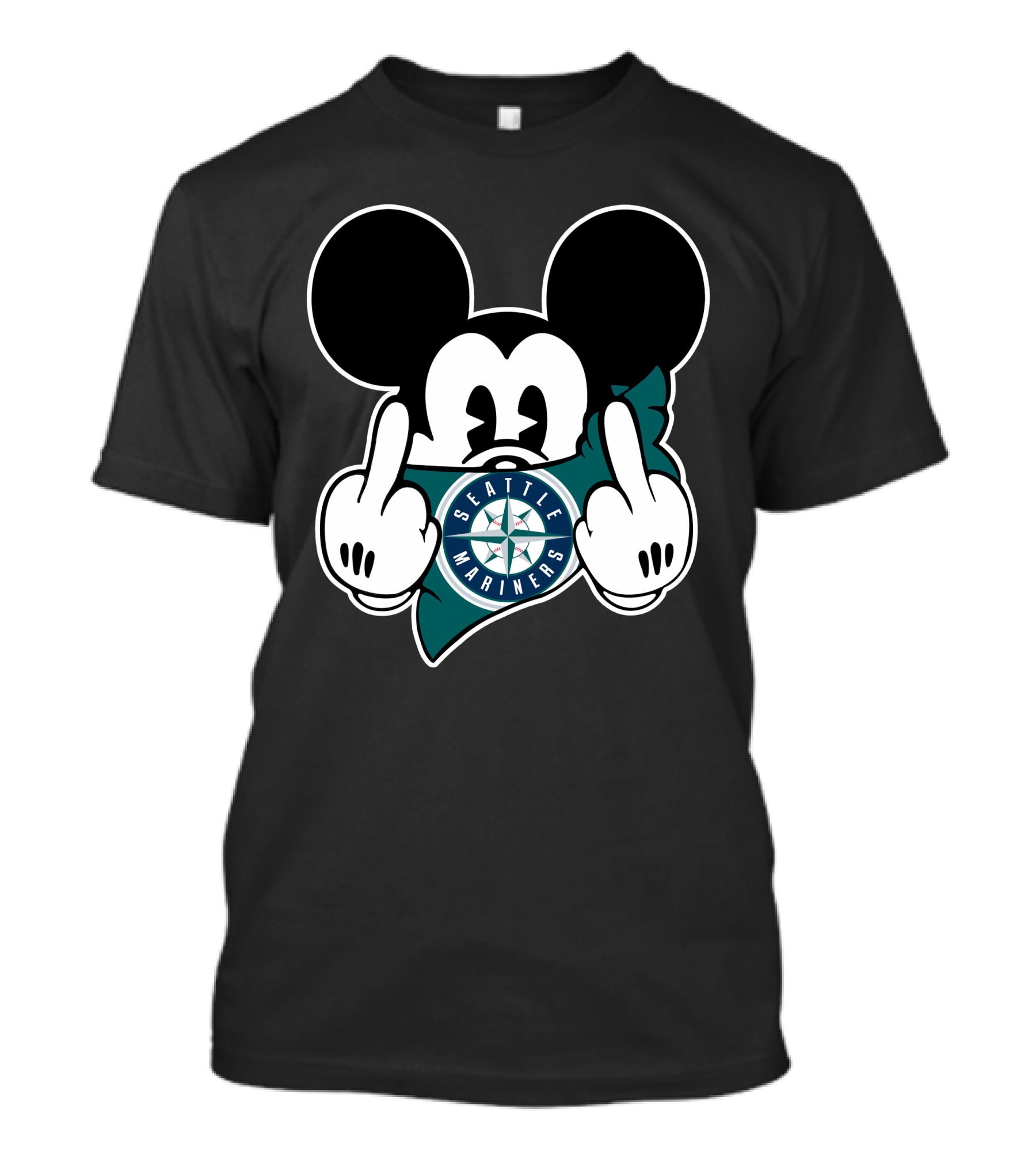Seattle Mariners Mickey Gesture T-Shirt