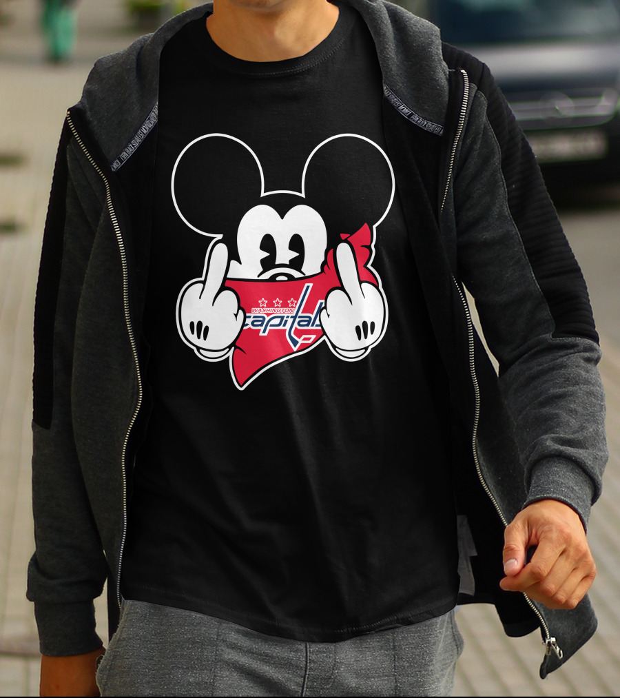 Washington Capitals Mickey Gesture T-Shirt