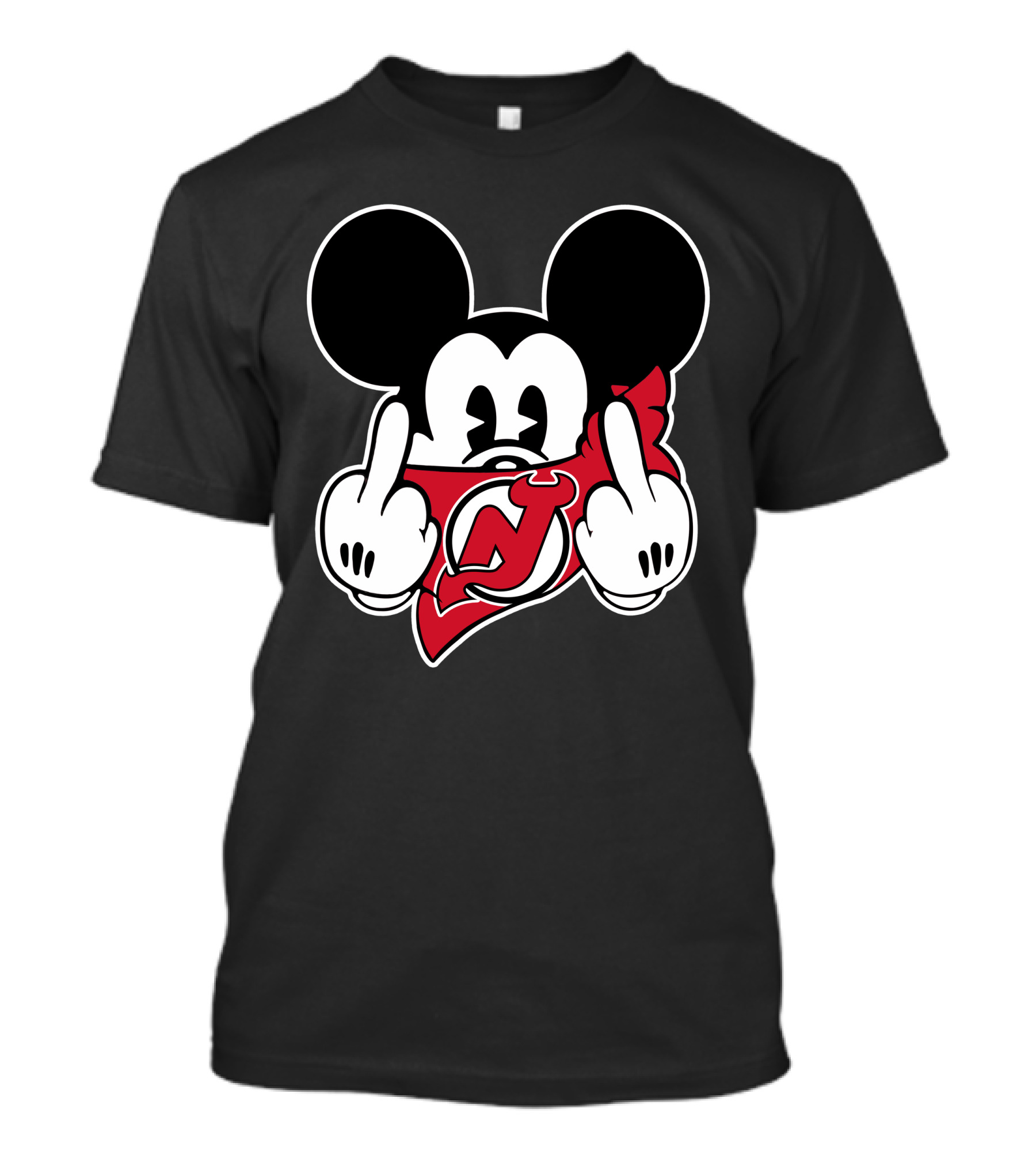 New Jersey Devils Mickey Bandana Gesture T-Shirt