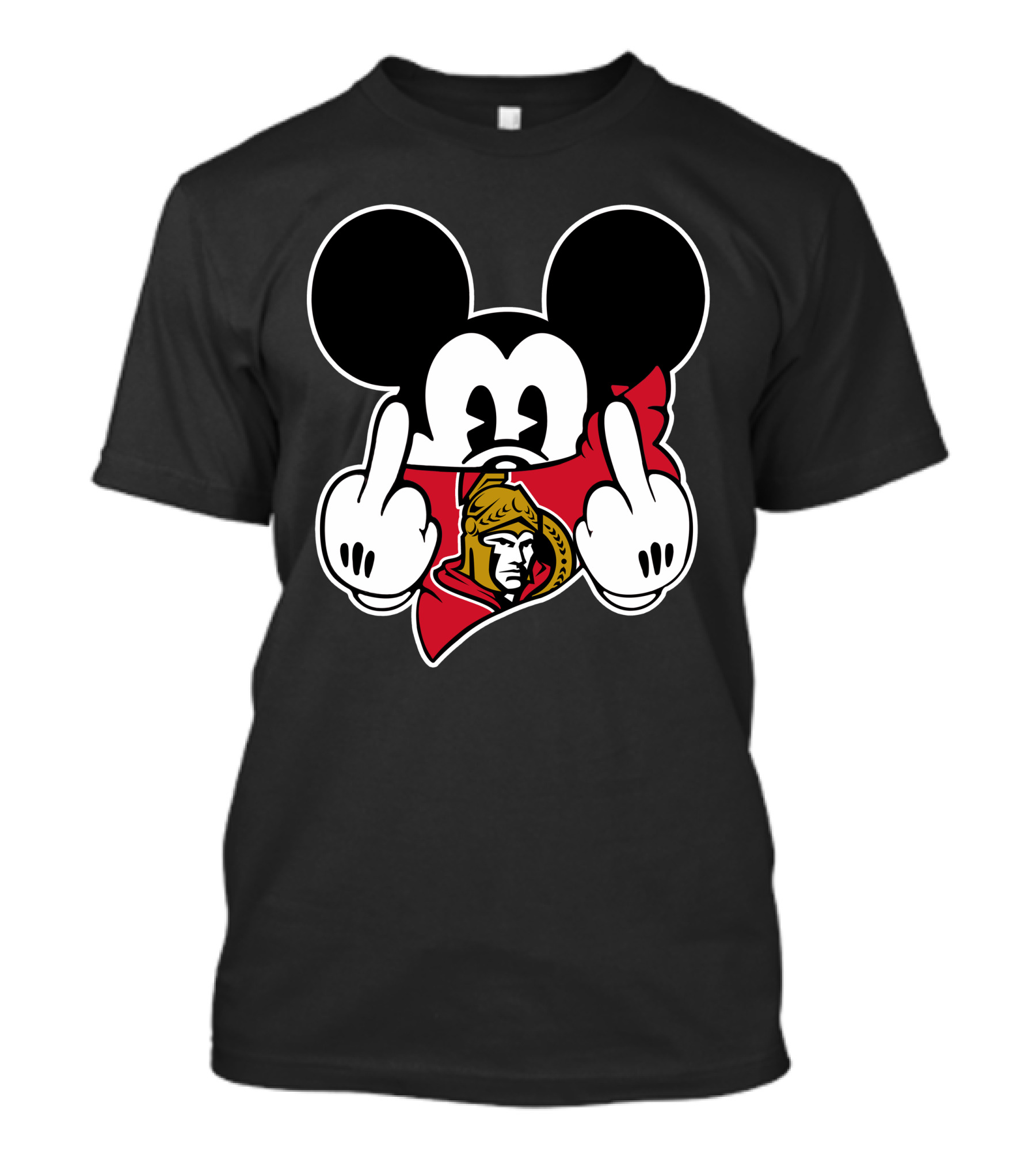 Senators Mickey Iconic Gesture With Ottawa Tributes T-Shirt