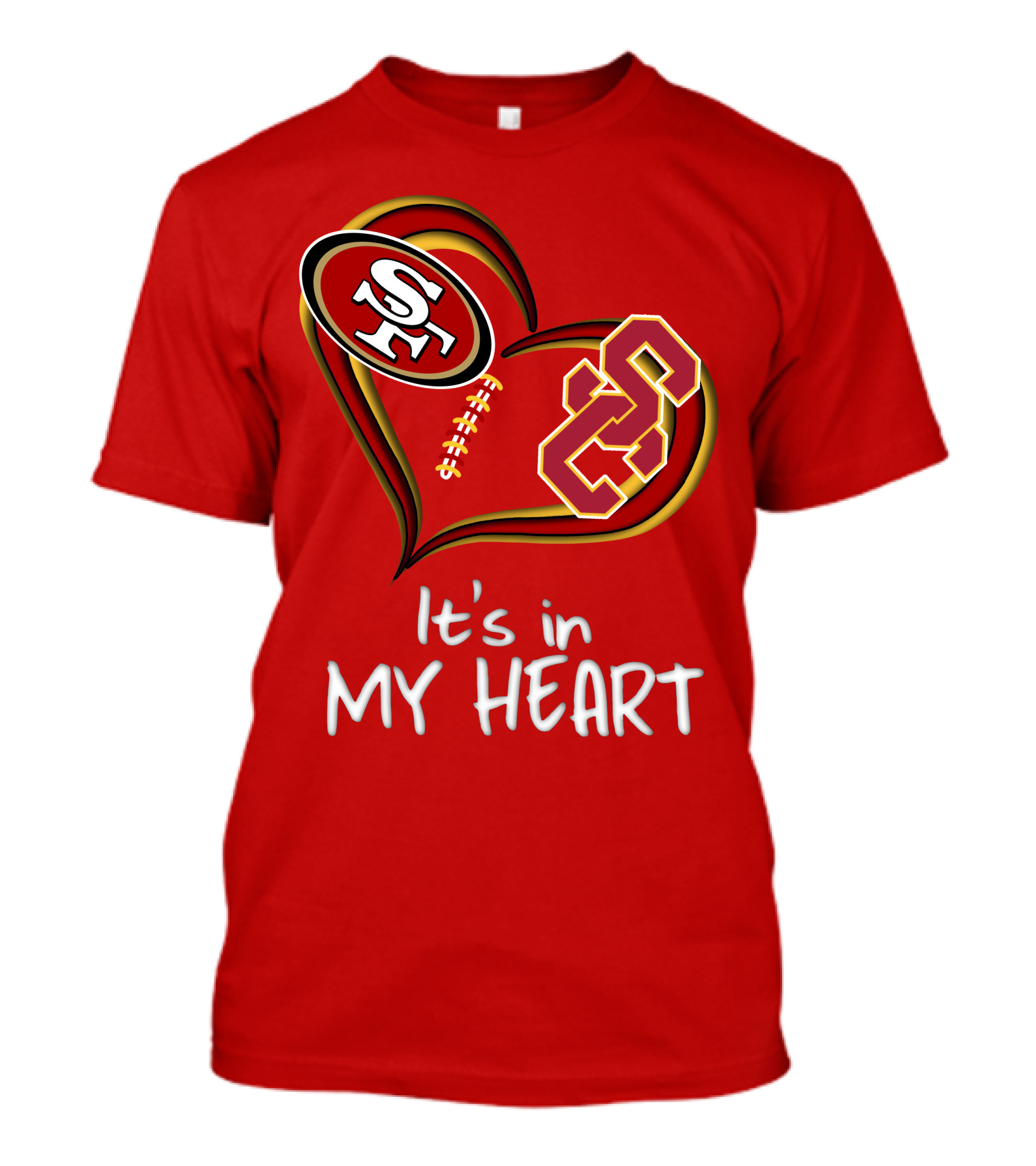 49ers Sc It's In My Heart T-Shirt