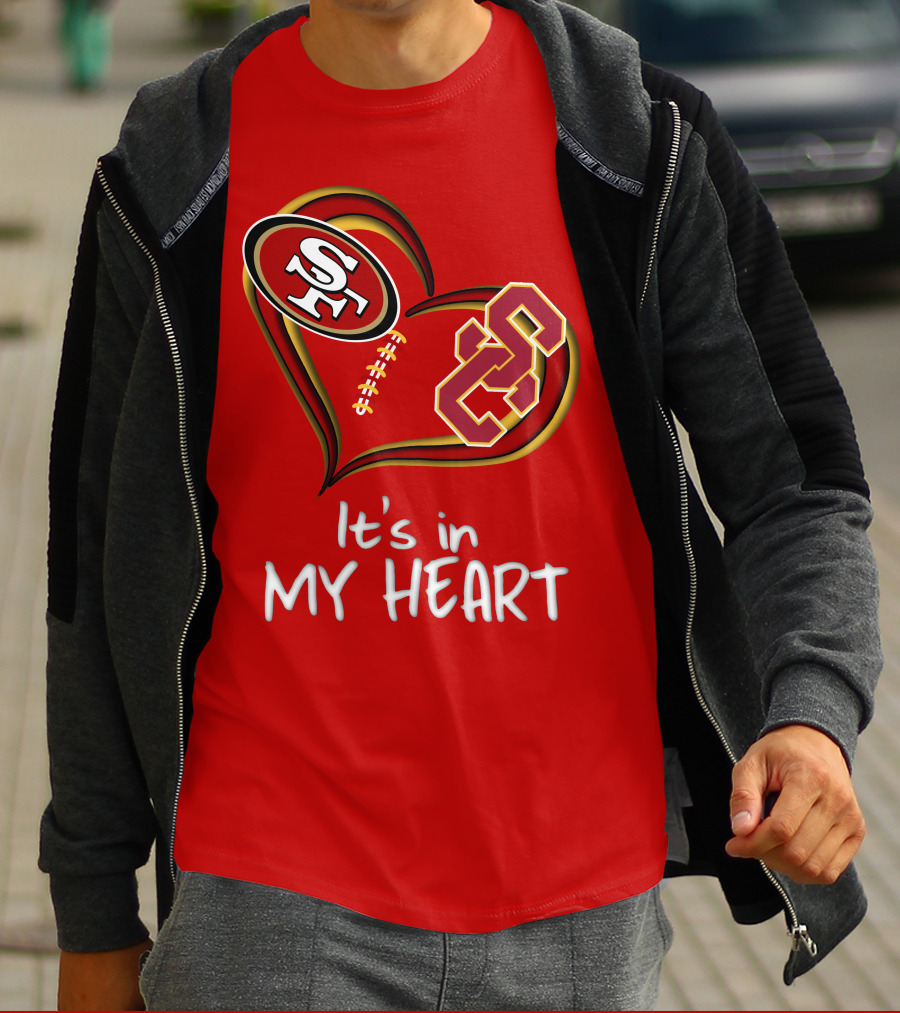 49ers Sc It's In My Heart T-Shirt