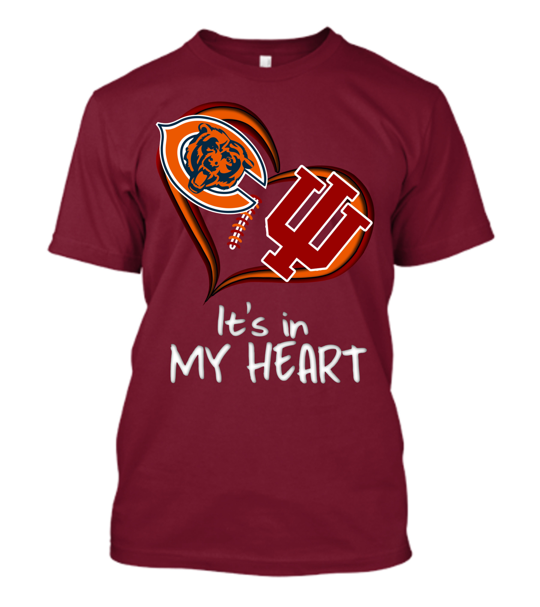 Bears Hoosiers It's In My Heart T-Shirt