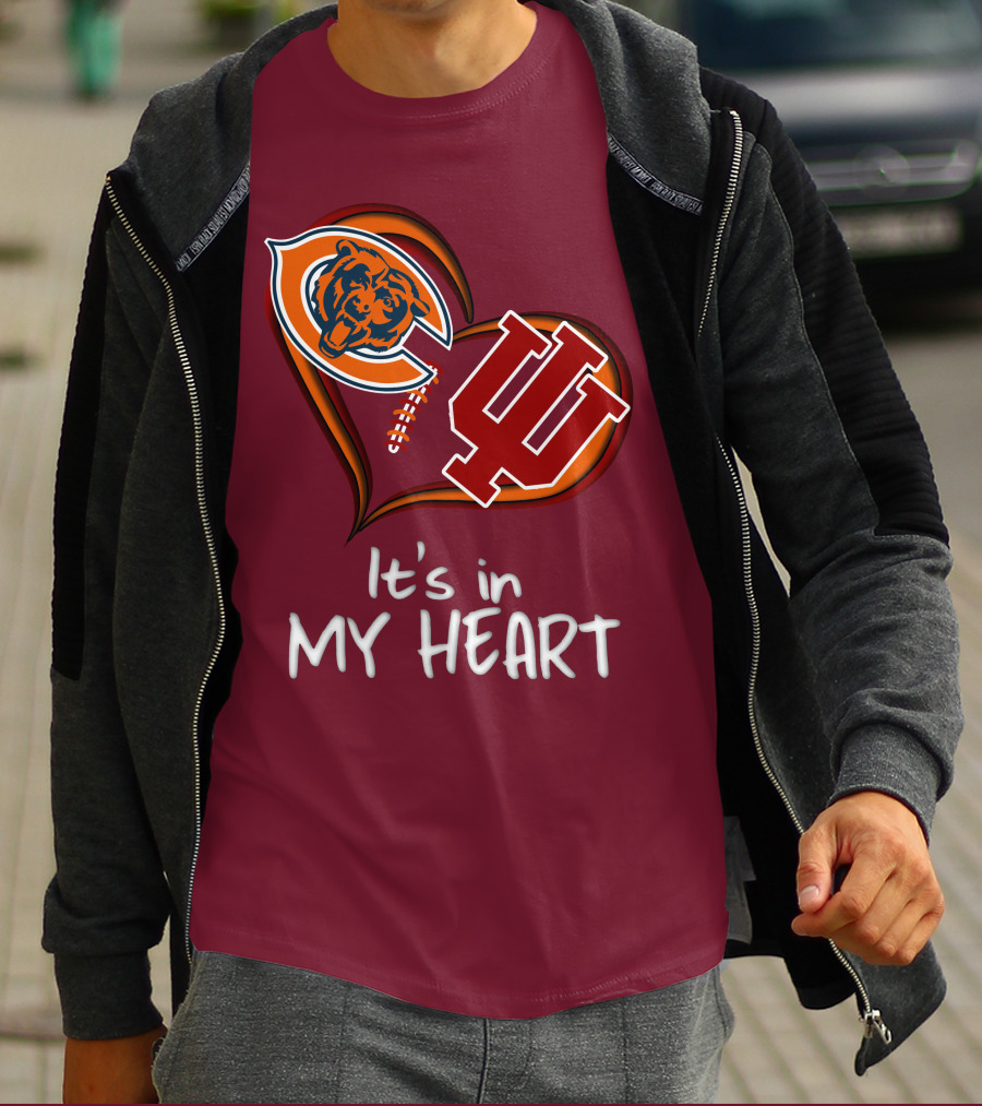Bears Hoosiers It's In My Heart T-Shirt
