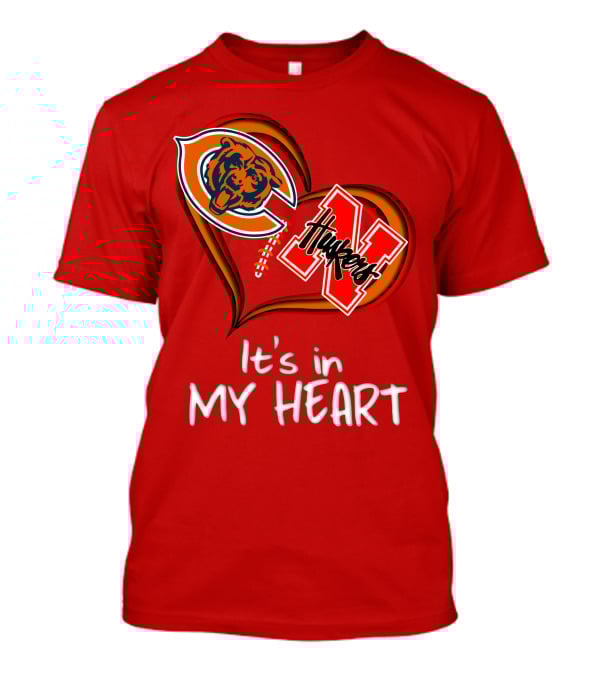 Bears Huskers It's In My Heart T-Shirt